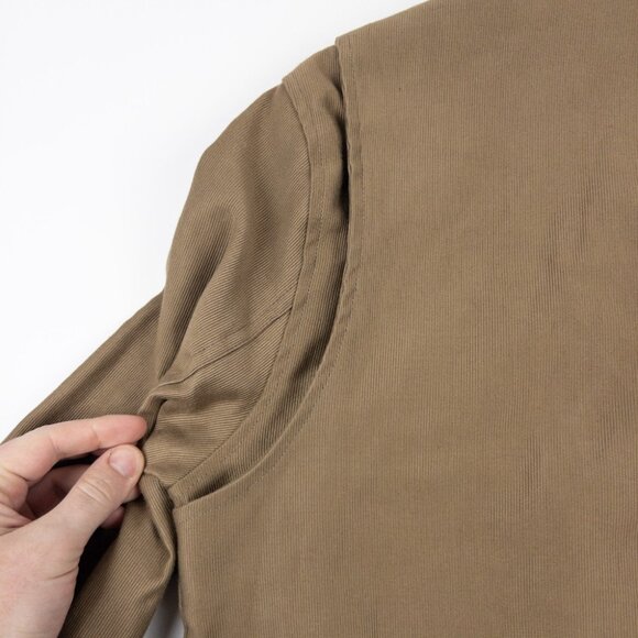 Wings + Horns Moto Jacket Men's Small Corduroy Brown Riders Asymmetrical Zip - Picture 14 of 14